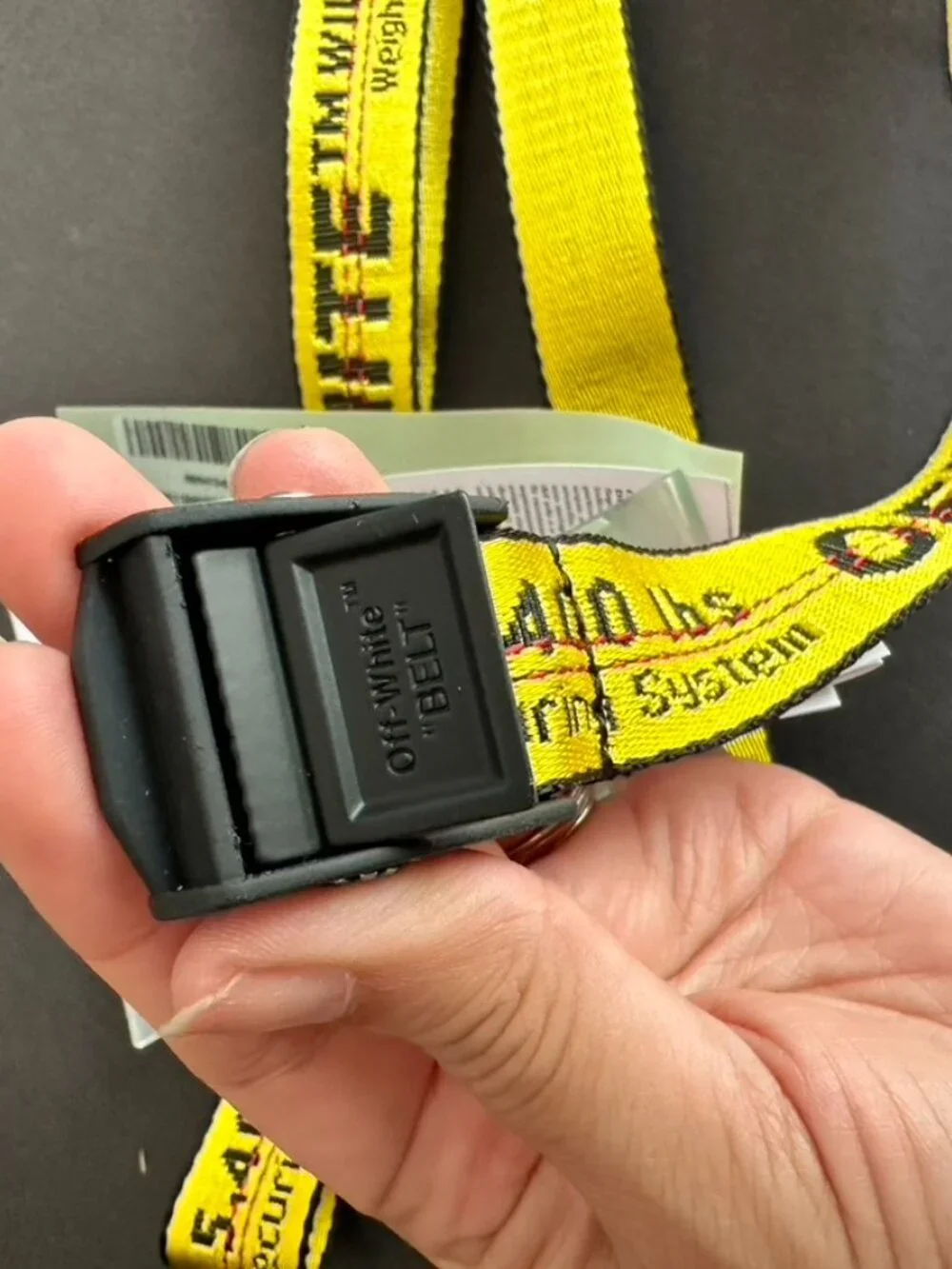 Off White Virgil Abloh Industrial Belt Authentic Designer Belt NEW